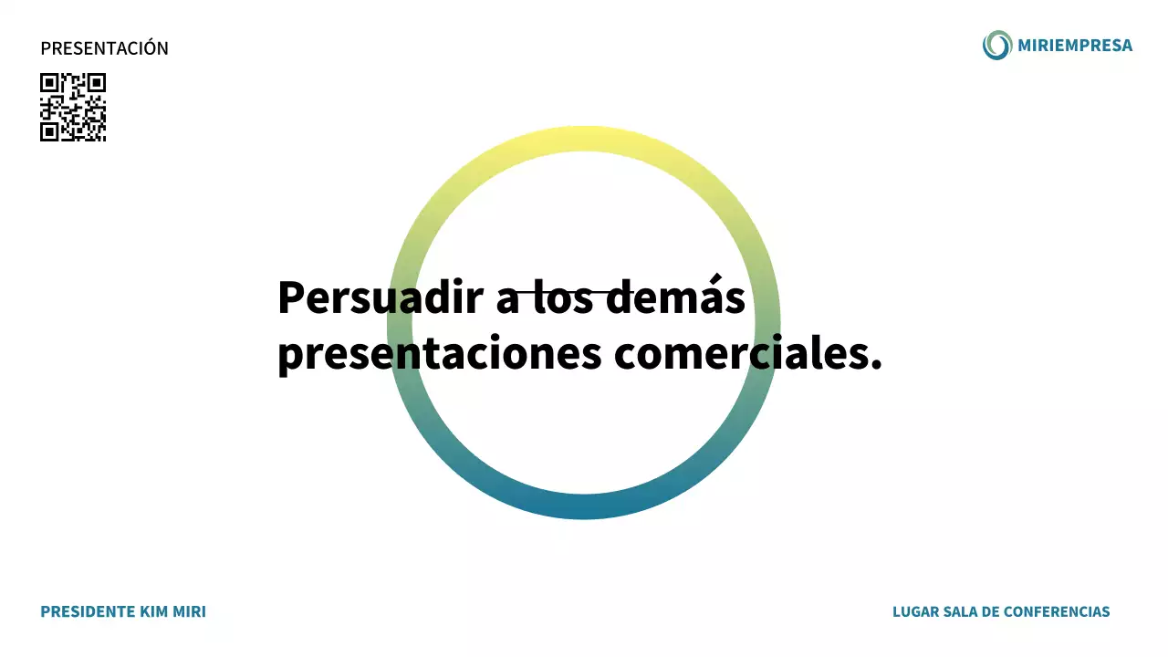 Una moderna propuesta de presentación corporativa en blanco y azul