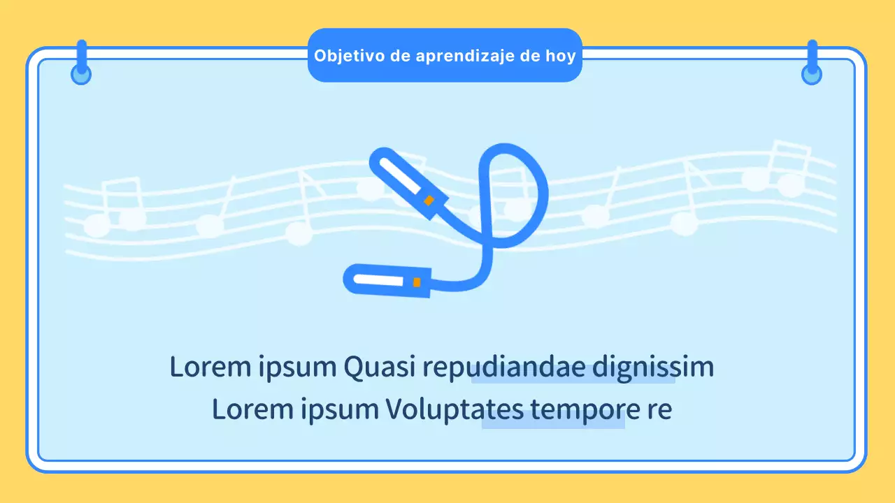 Amarillo azul lindo ilustración escuela educación física material didáctico