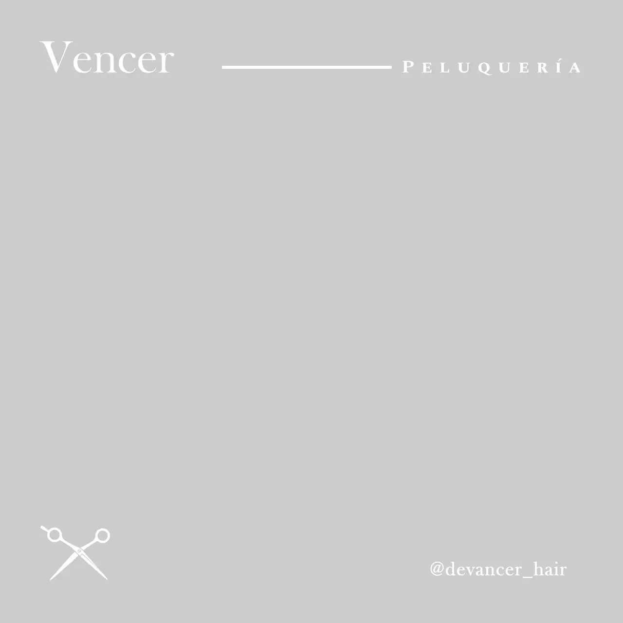 Peluquería diseño con tijeras ilustración en blanco y diseño simple