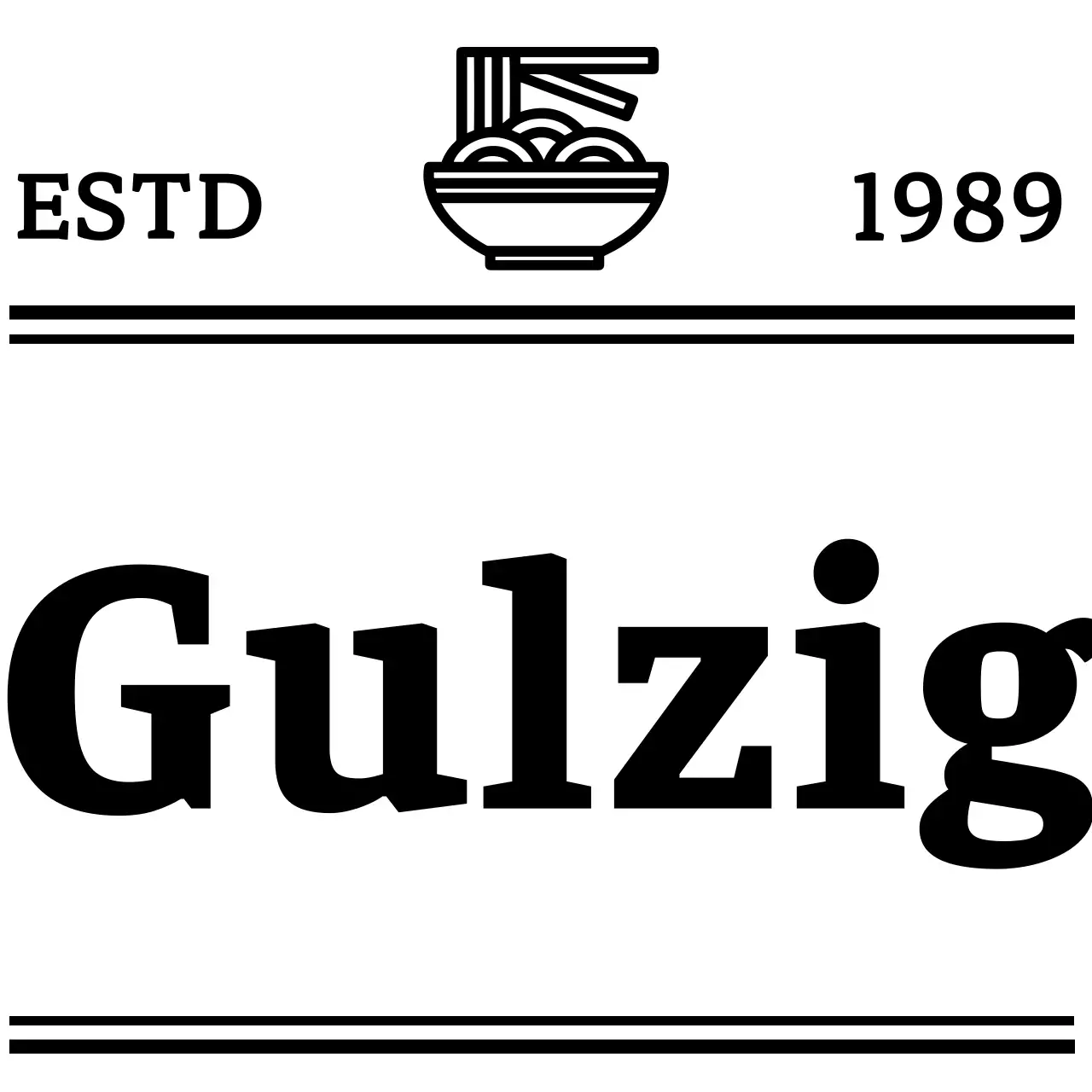 Zwart-wit eenvoudige moderne voedsel symbolen logo en tekst combinatie logo type stijl Chinees restaurant promotie