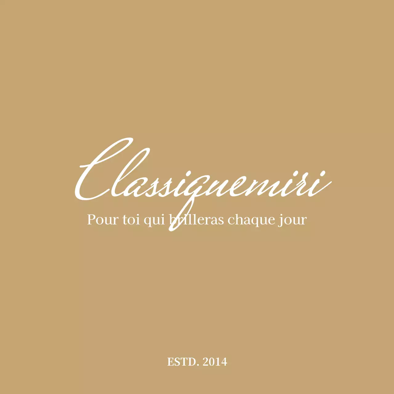 Promouvoir une bijouterie avec un concept de cursive anglaise