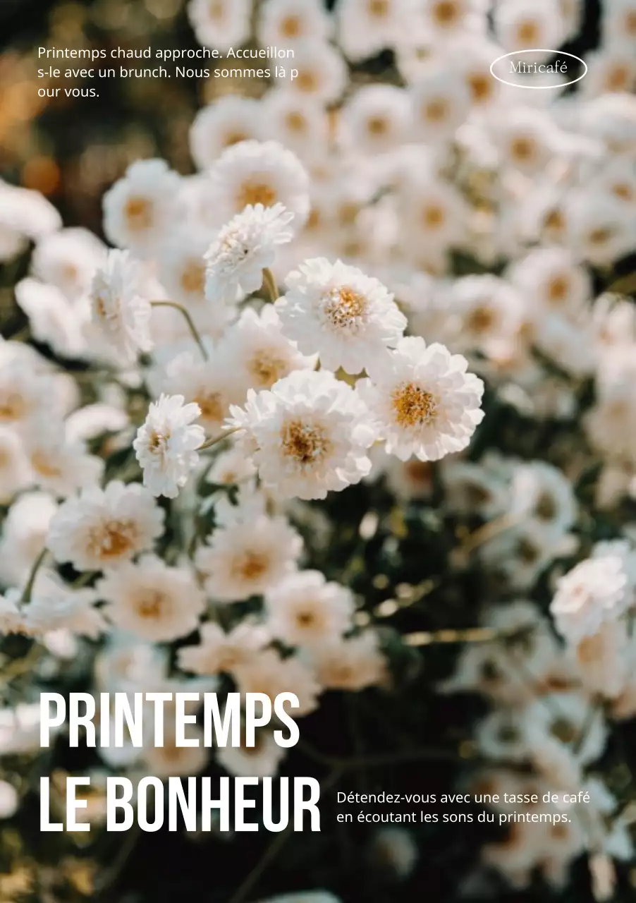 Conception florale printanière