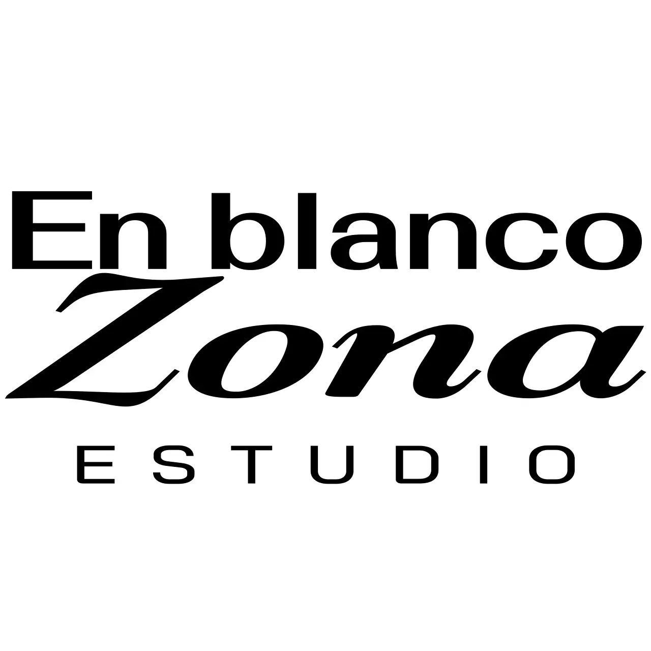 Kit de bienvenida de la empresa con el logotipo del estudio de diseño en negro