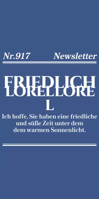 Ein einfaches und emotionales Londoner Zeitungskonzept in Blau und Weiß für personalisierte Waren.