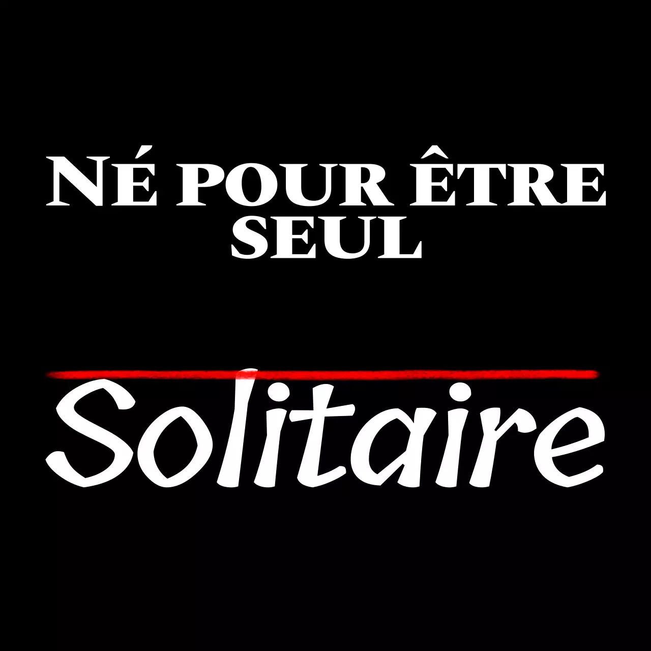 Marchandises avec des phrases en anglais dans un design simple en noir et blanc et en rouge