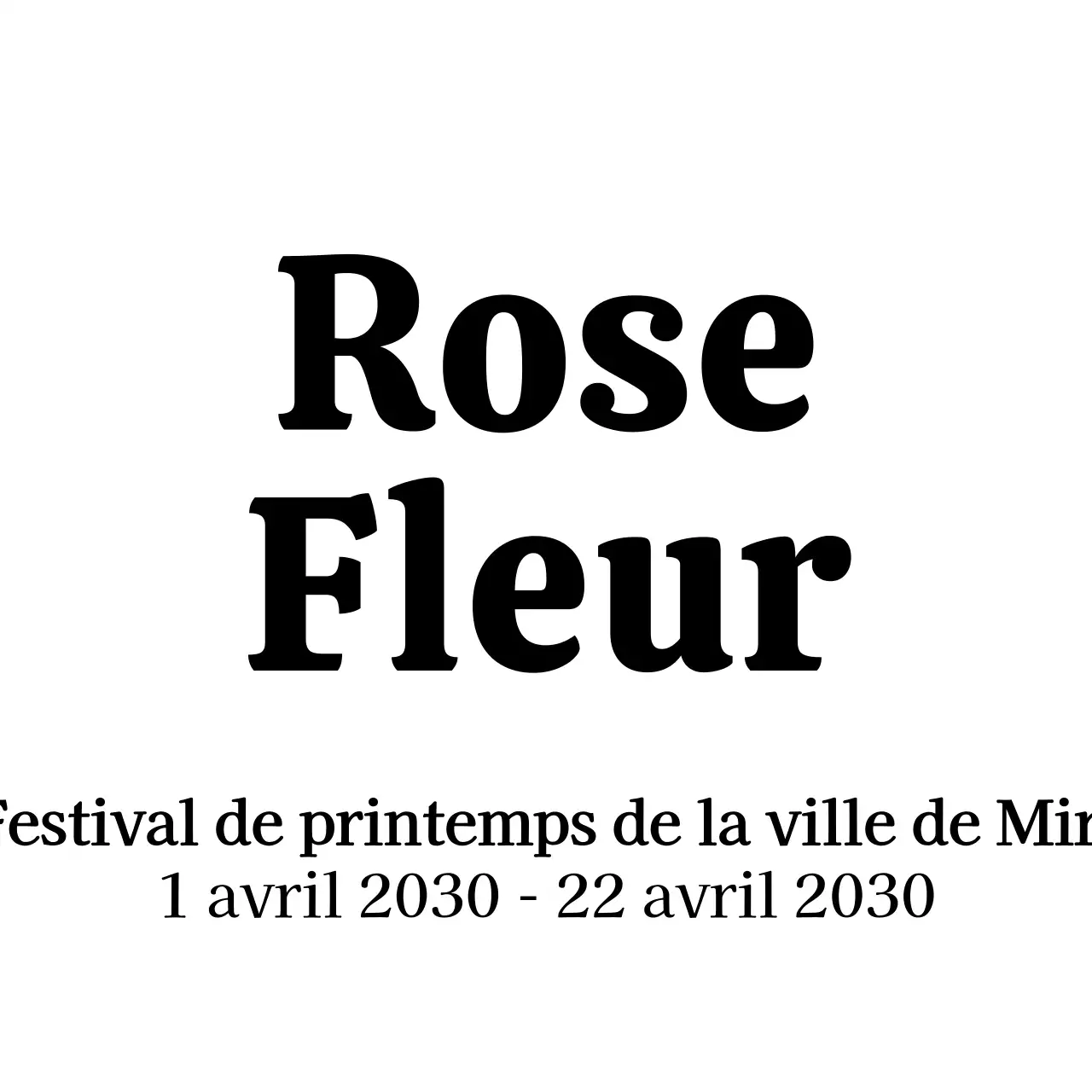 Une combinaison simple et émotionnelle de style avec empattement et cursif pour promouvoir et informer sur la fête du printemps.