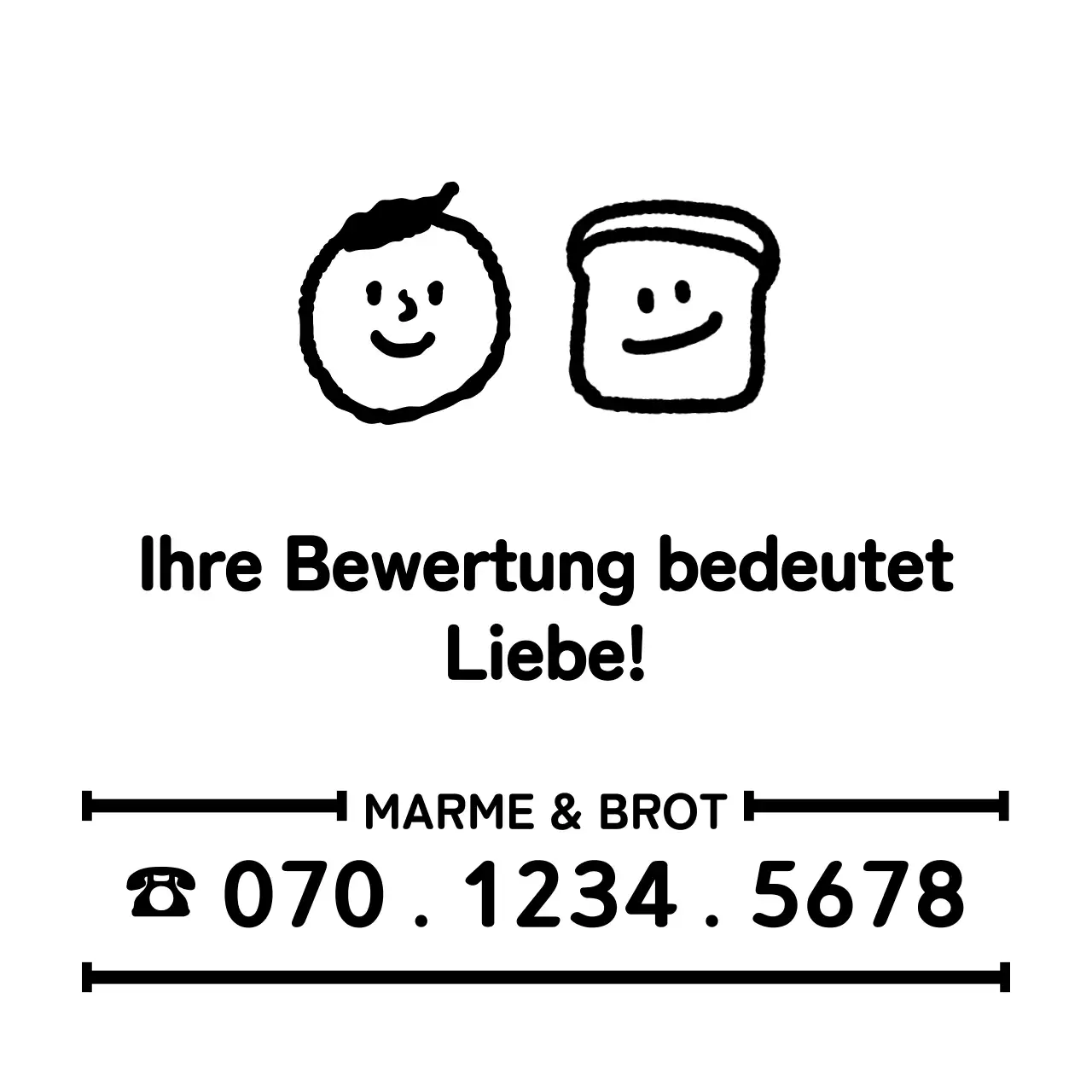 Netter und niedlicher Logo-Stil für Menschen und Brot für die Werbung und Information von Bäckereien