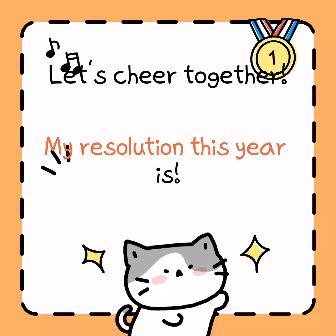 Orange Cheer for the New Year