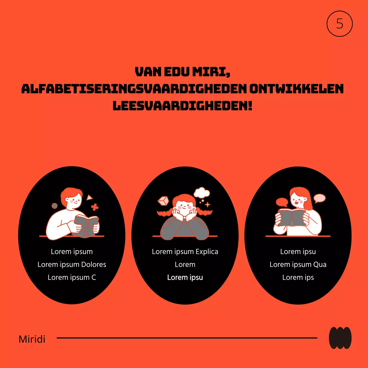 Een eenvoudige, oranje en rode gids voor edu-schoolinformatie