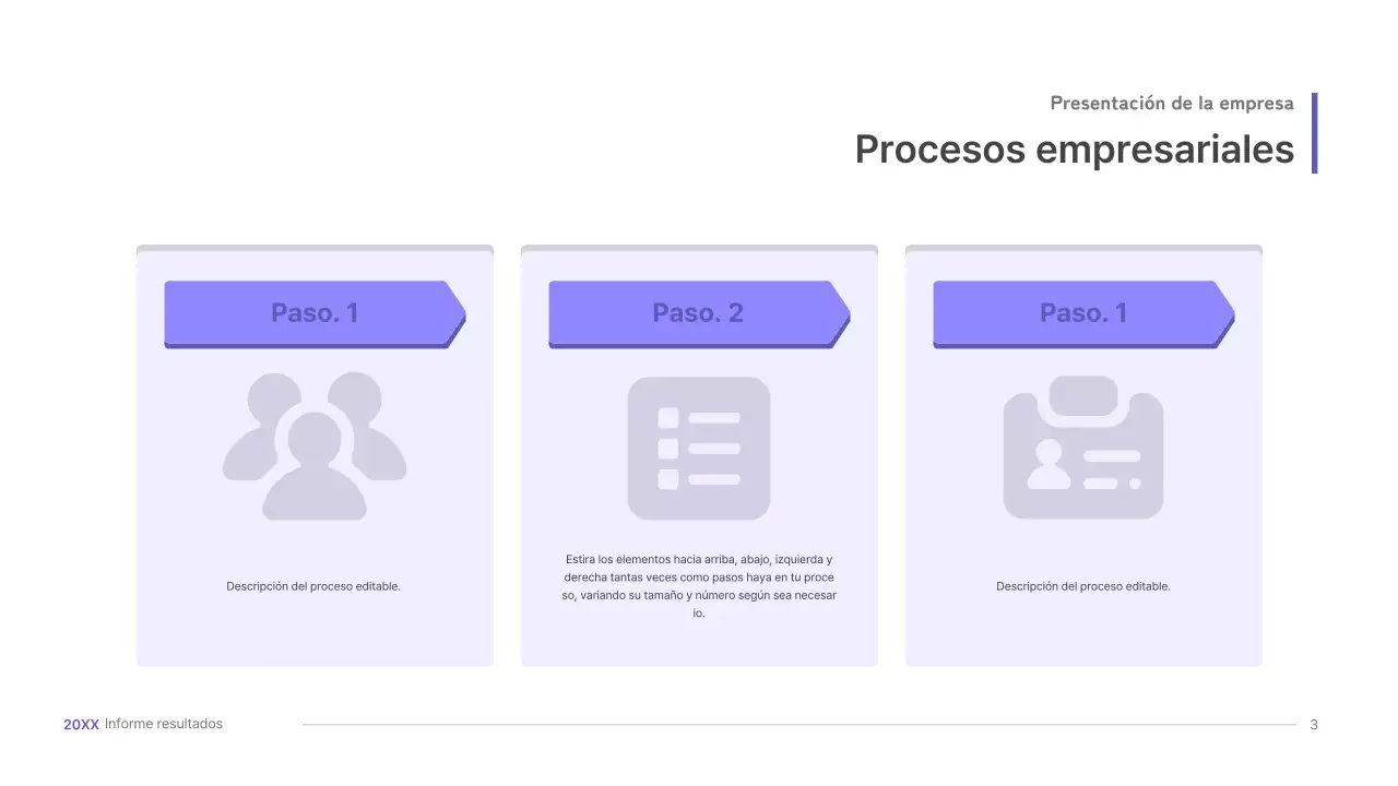 Kit de presentación empresarial tridimensional con concepto de interfaz de usuario en color púrpura