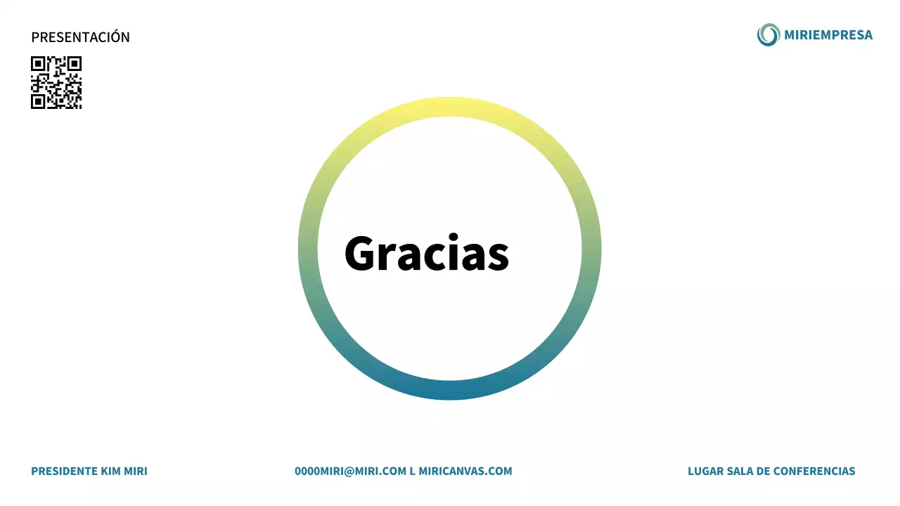 Una moderna propuesta de presentación corporativa en blanco y azul