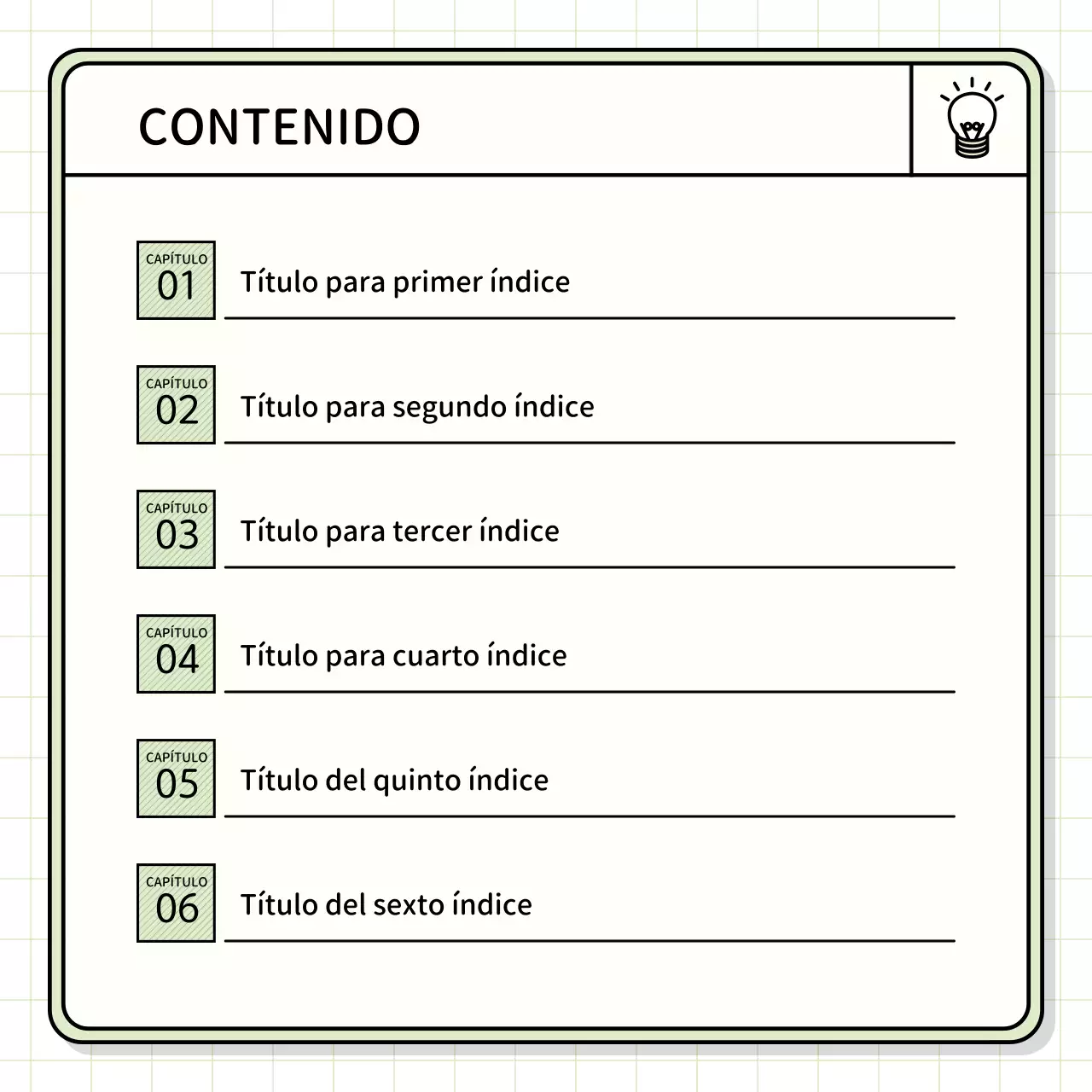 Kit básico de presentación en amarillo y chartreuse