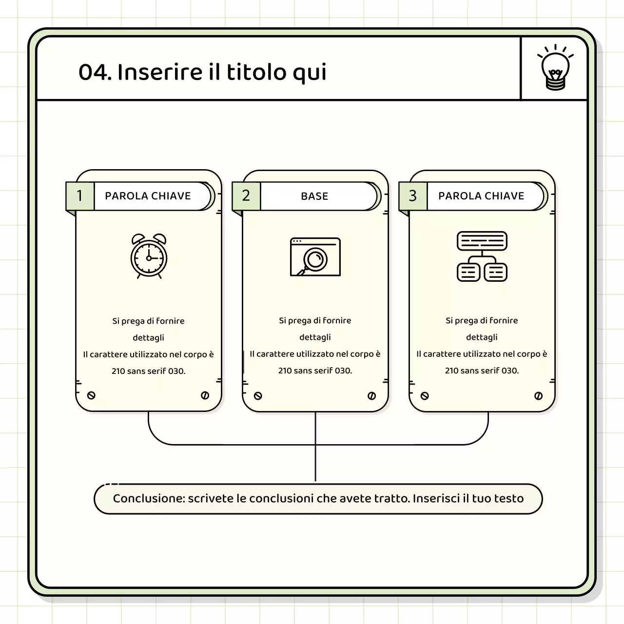 Kit di presentazione di base in giallo e chartreuse