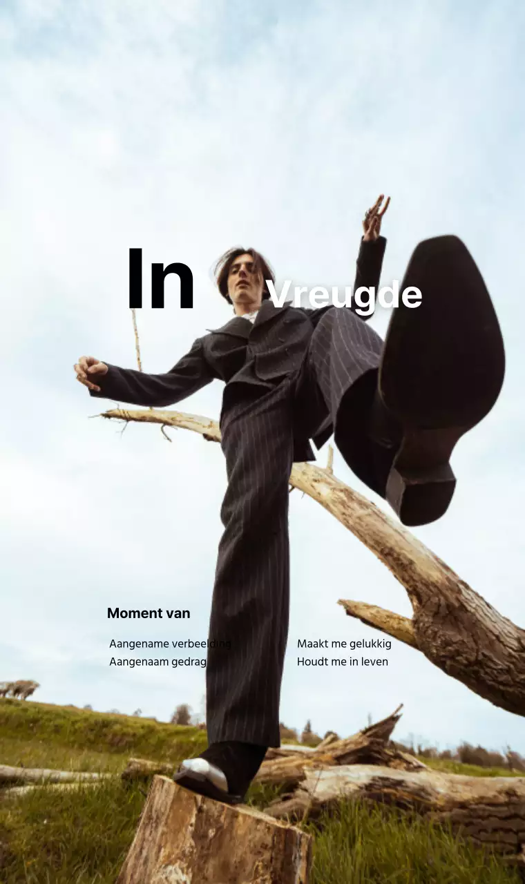 Conceptfotografie en kalligrafieontwerp voor tijdschriften