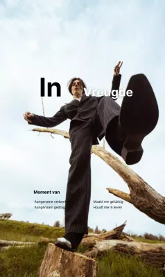 Conceptfotografie en kalligrafieontwerp voor tijdschriften