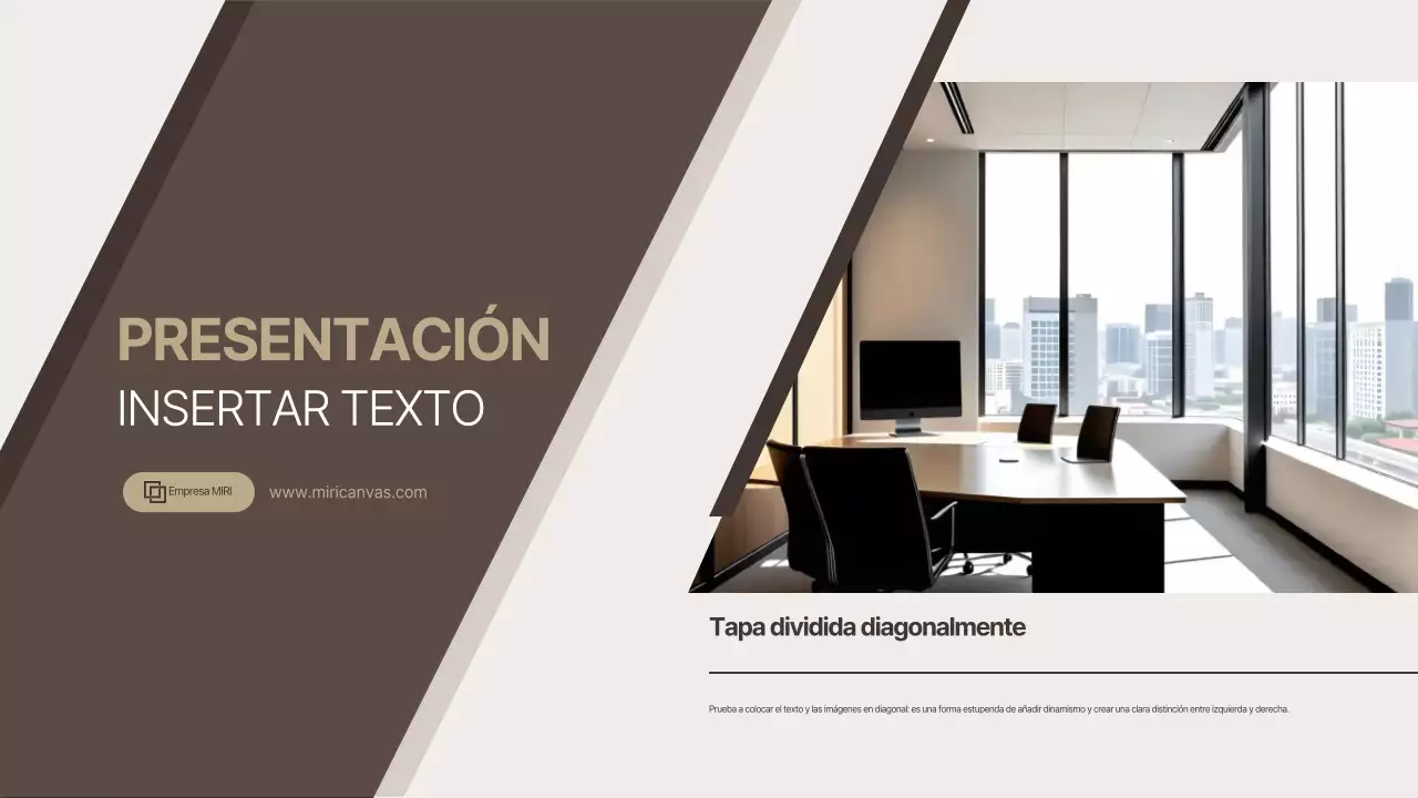 Guía de plantillas de presentación modernas y grises