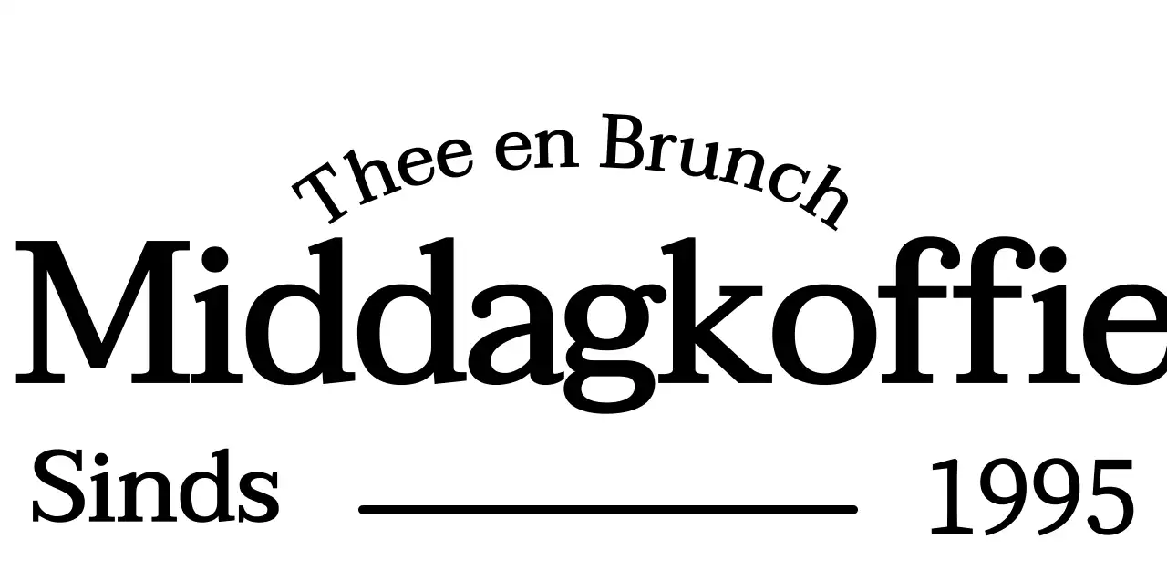 Zwart-wit eenvoudige moderne tekst lay-out stijl voor brunch cafe promotie en promotie