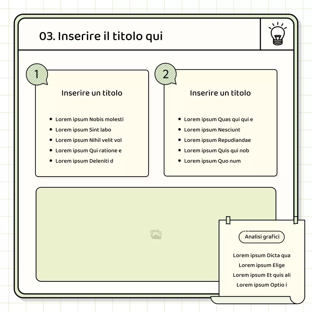 Kit di presentazione di base in giallo e chartreuse