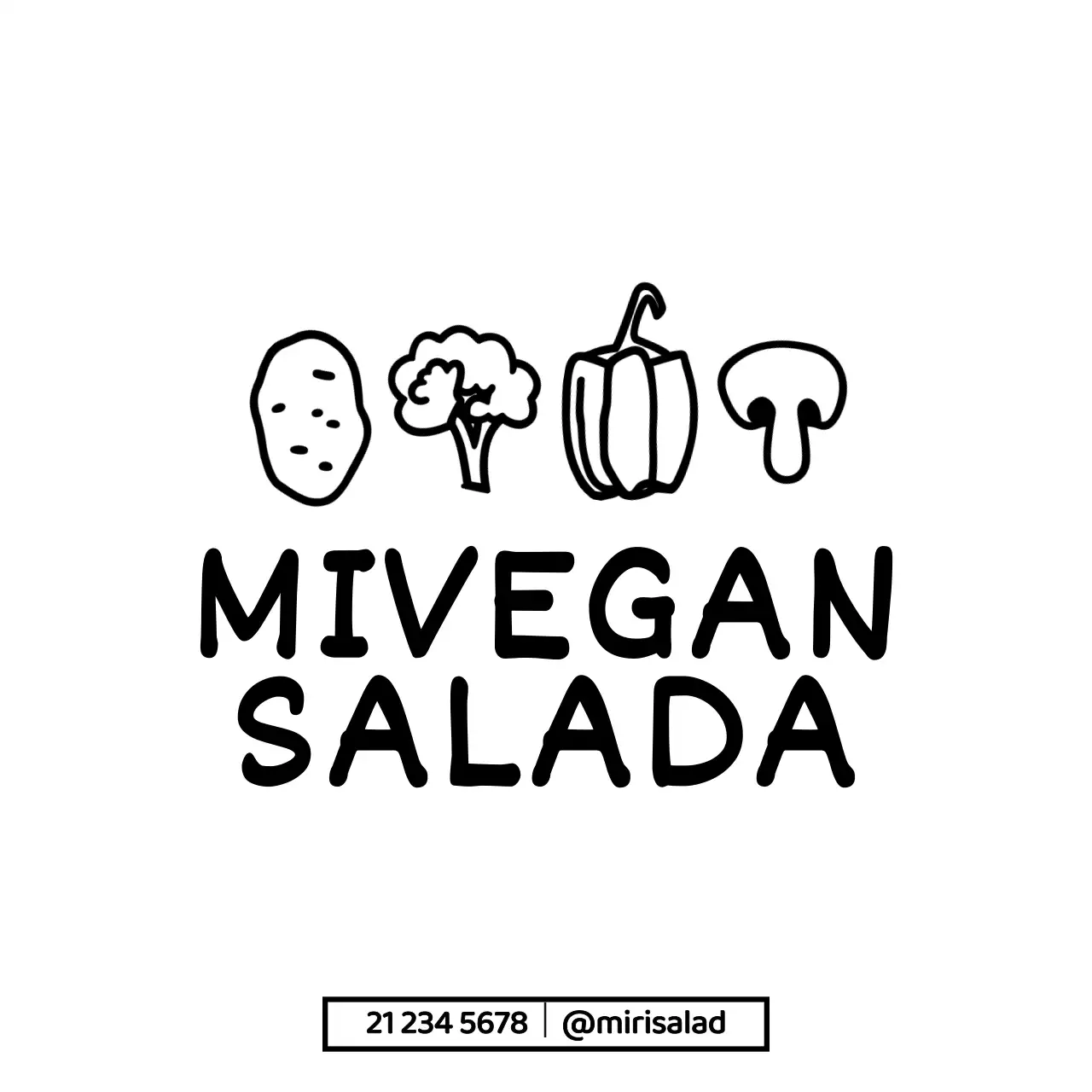 Ilustração de legumes giros estilo combinação saladaria promoção e guia informativo