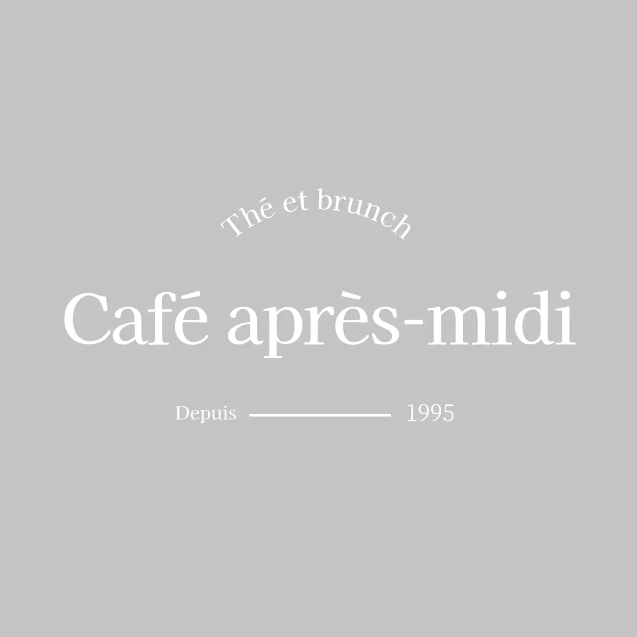 Des lignes simples et un logo de café clair