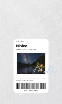 Tipografia elegante e fotografia d'autore nel concept dei biglietti