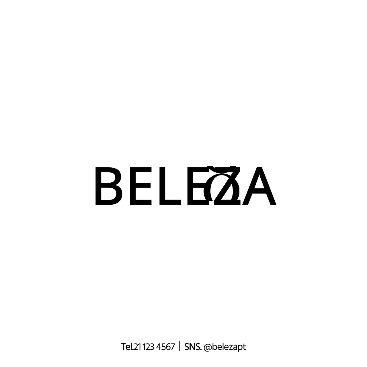SimpleModern Alphabet Symbols Logo Style Promover e informar a sua joalharia