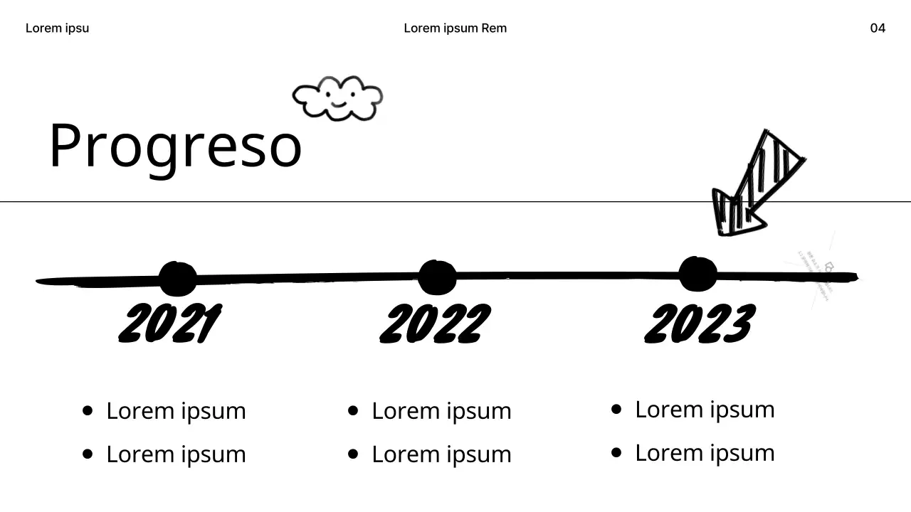 Minutos de estudio en blanco y negro con un concepto de garabato