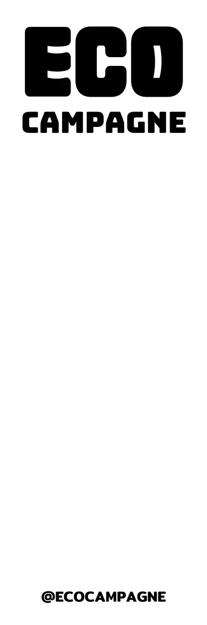 Schattig houten personage en tekstcombinatiestijl voor het promoten van eco-campagnes