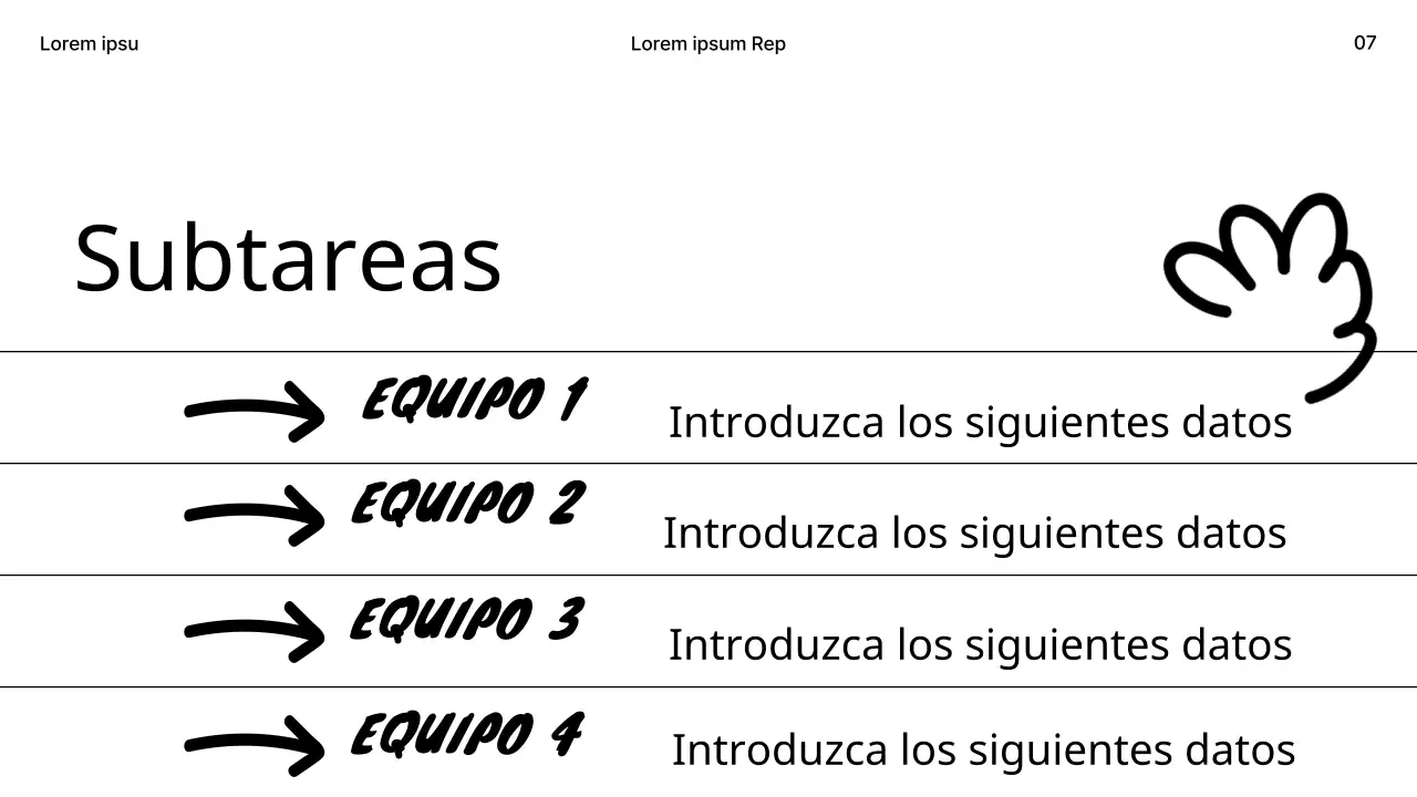 Minutos de estudio en blanco y negro con un concepto de garabato