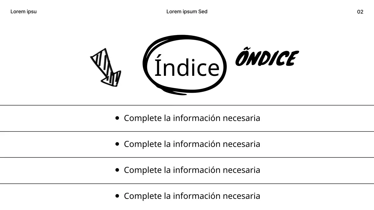 Minutos de estudio en blanco y negro con un concepto de garabato