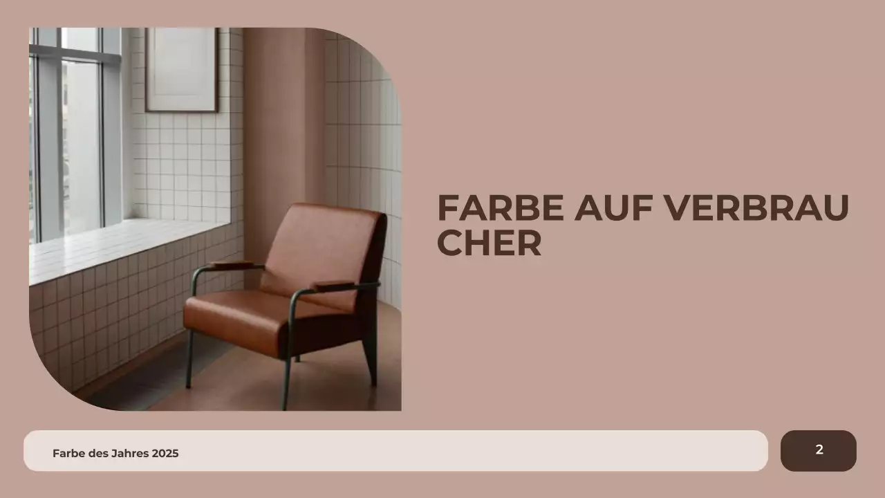 Braun moderne Farbe Bericht