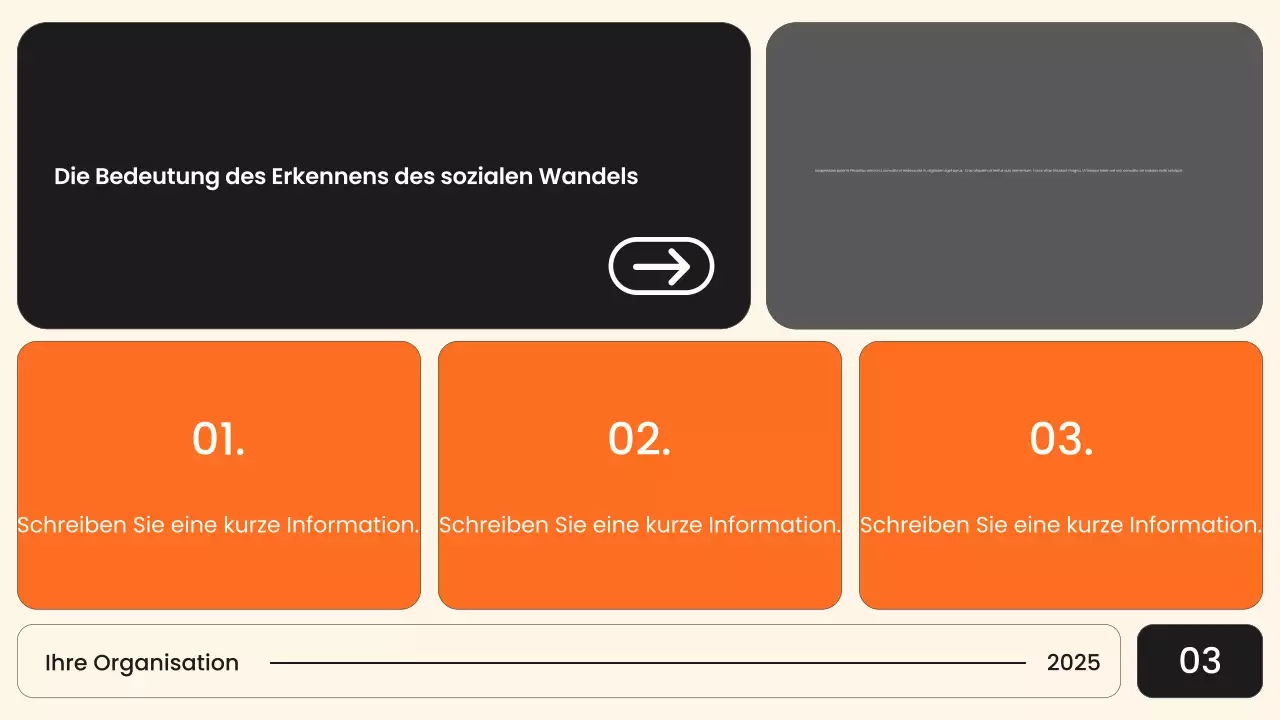 Orange Modern Civil Announcement Präsentation