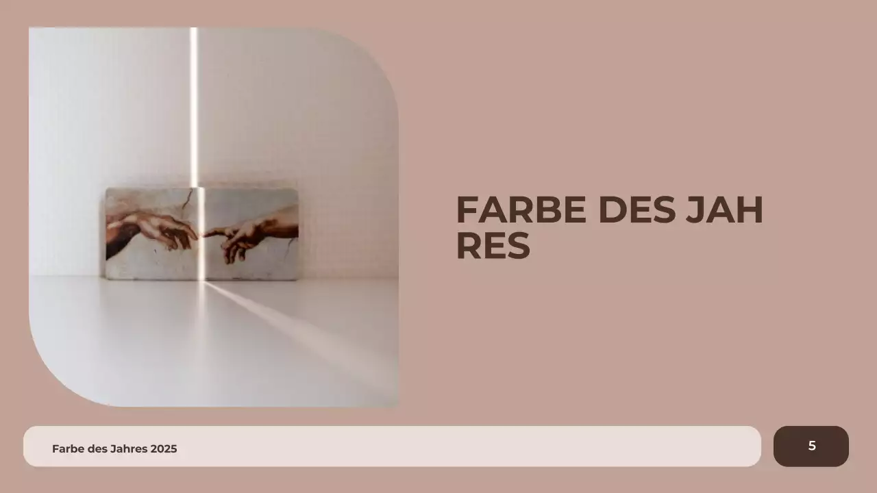 Braun moderne Farbe Bericht