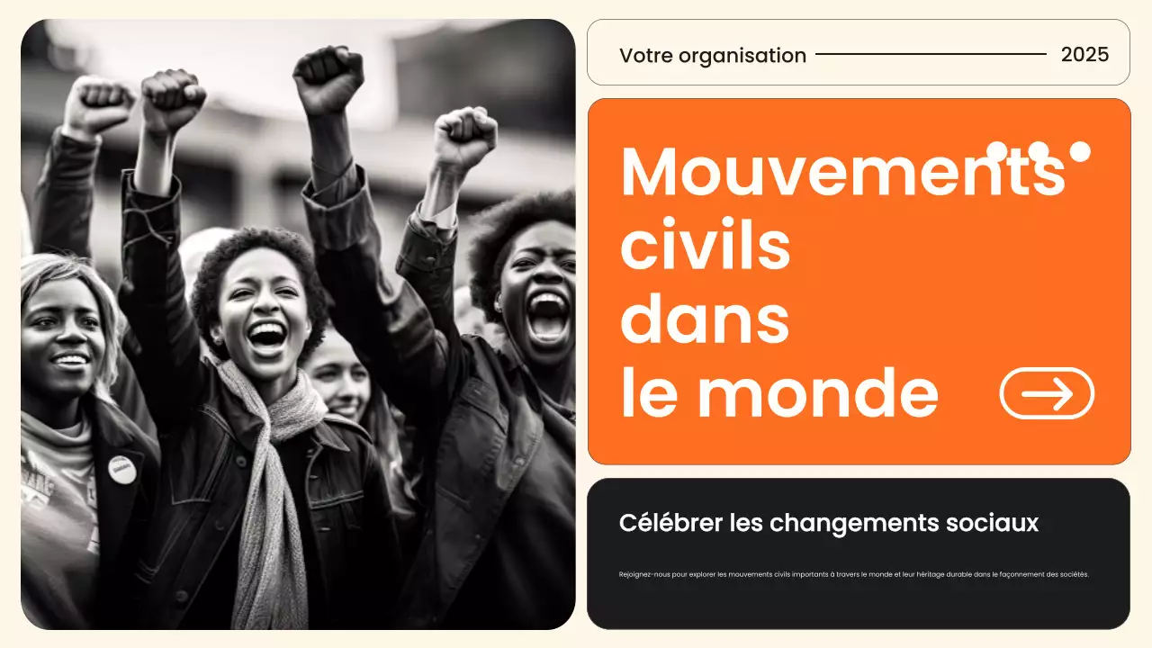 Présentation de l'annonce civile moderne d'Orange