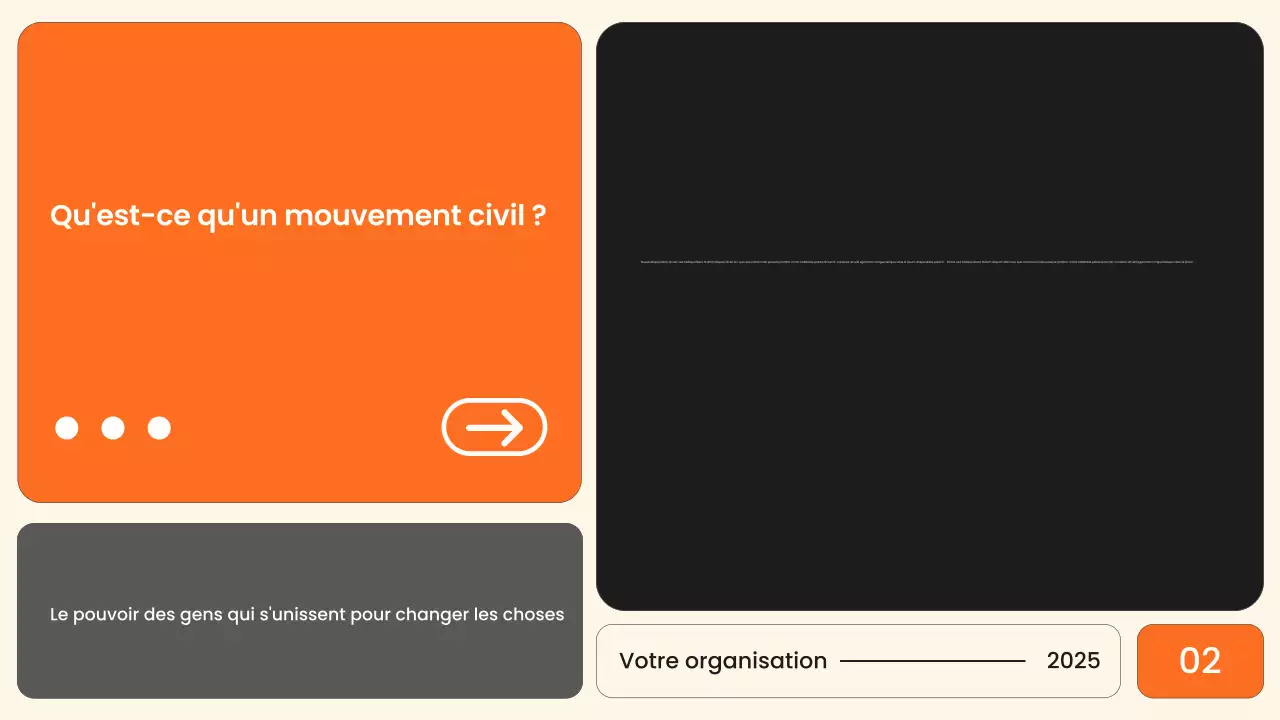 Présentation de l'annonce civile moderne d'Orange