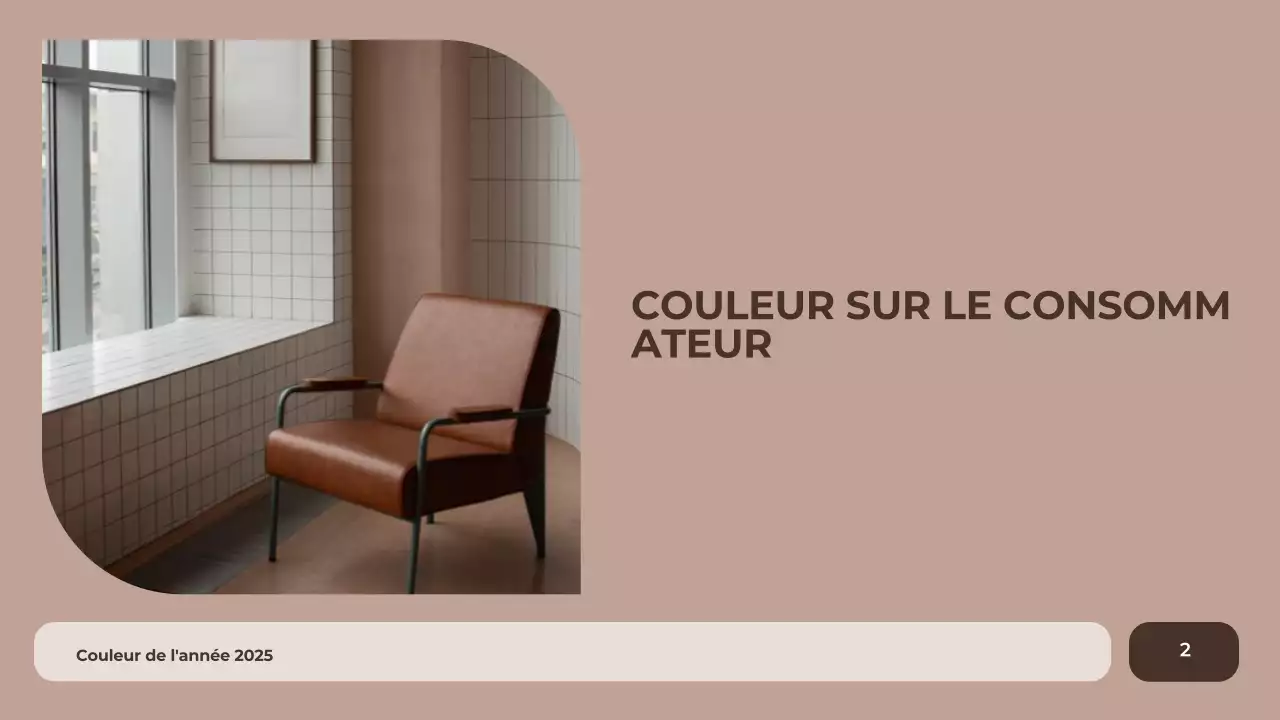 rapport de couleur moderne marron