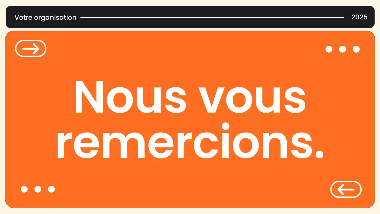 Présentation de l'annonce civile moderne d'Orange