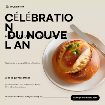 beige moderne promotion vacances