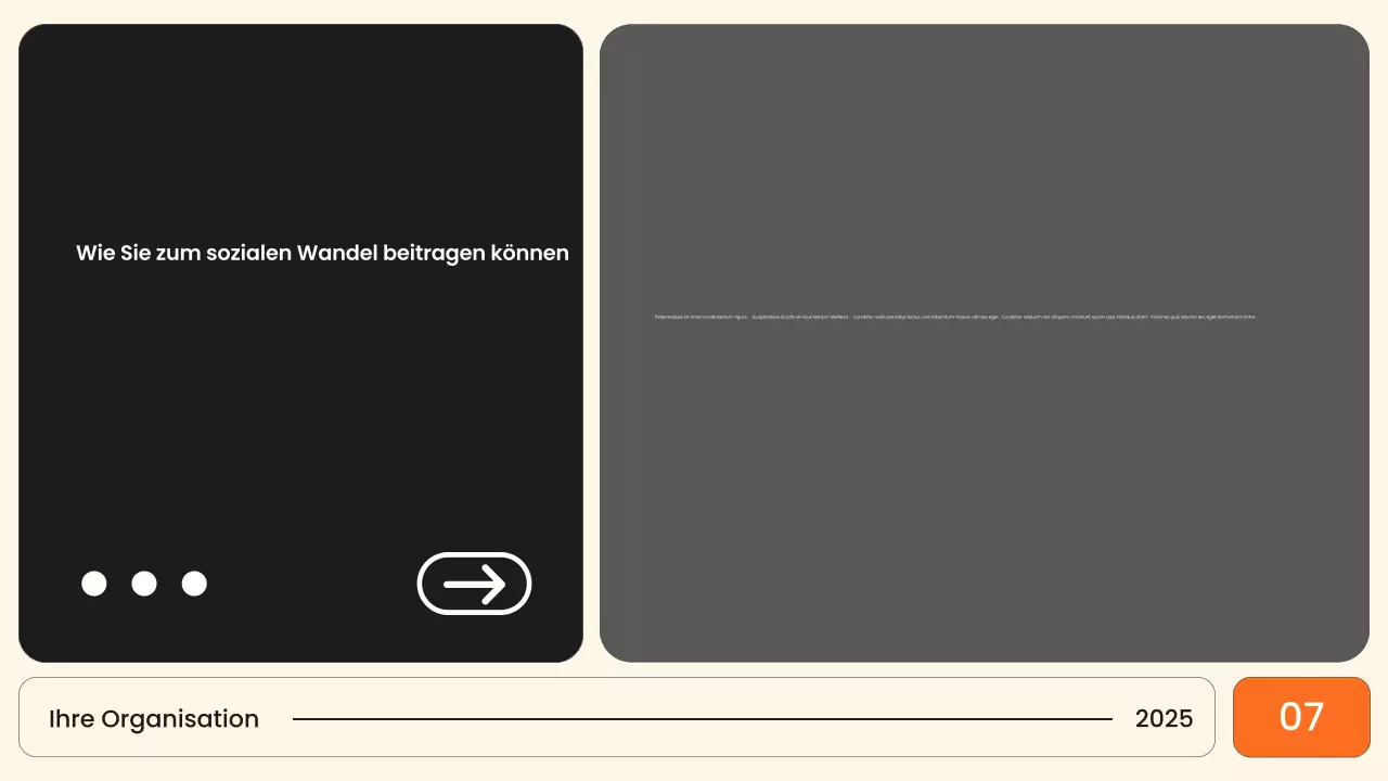 Orange Modern Civil Announcement Präsentation