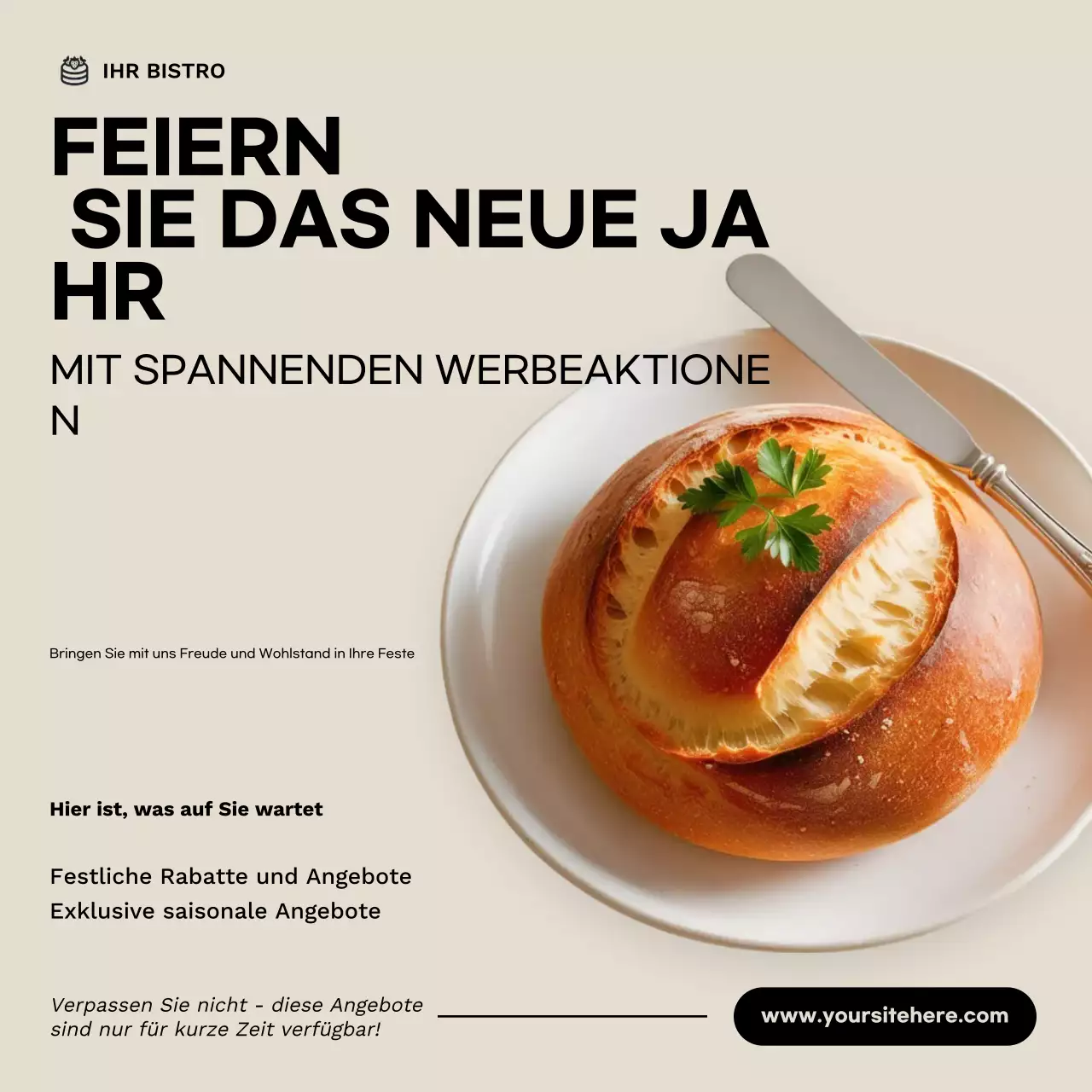 beige moderne Ferienaktion