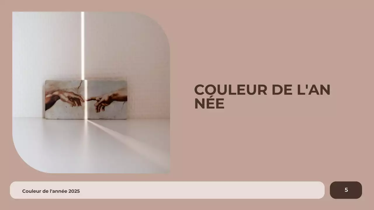 rapport de couleur moderne marron