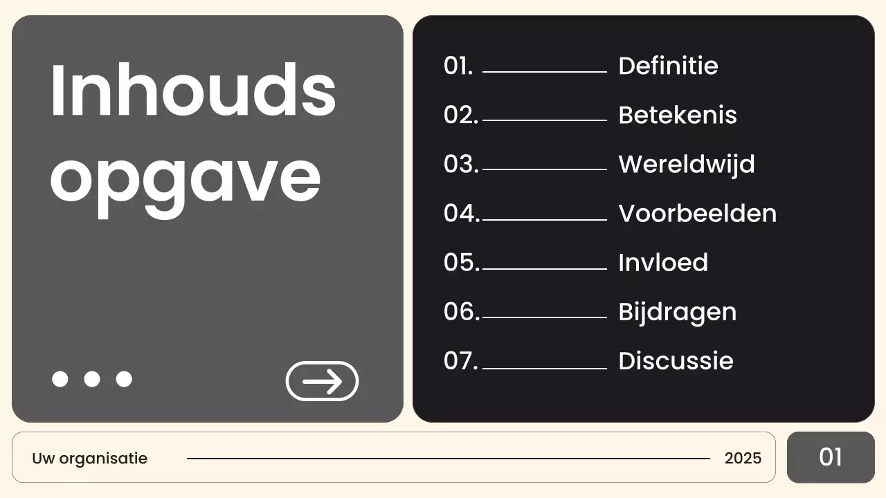 Oranje Moderne Burgerlijke Aankondiging Presentatie