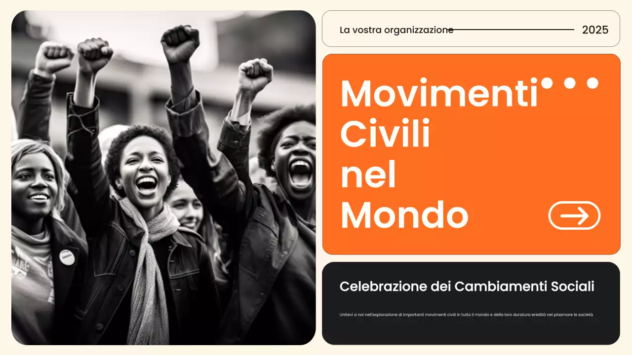 Presentazione del bando civile moderno di Orange