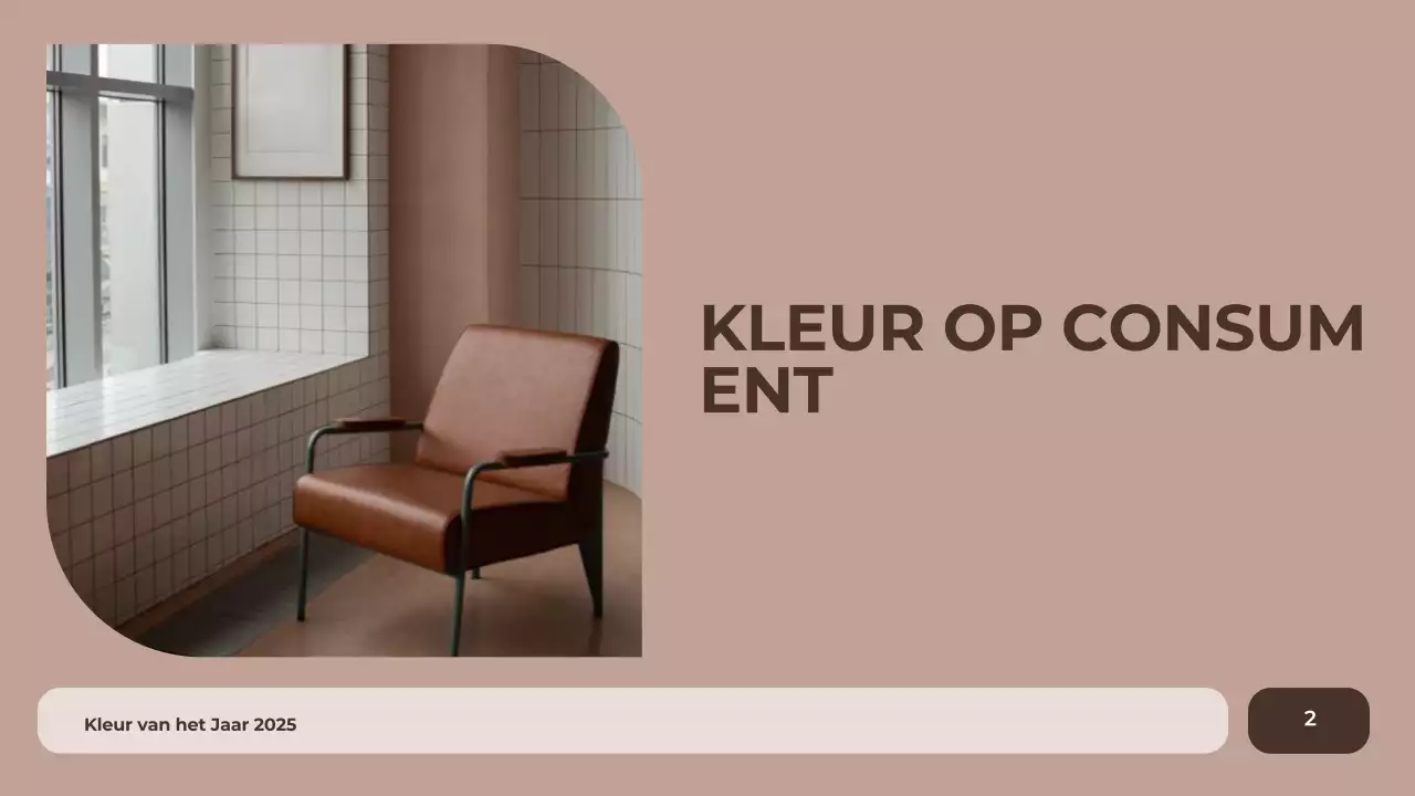 bruin modern kleurrapport
