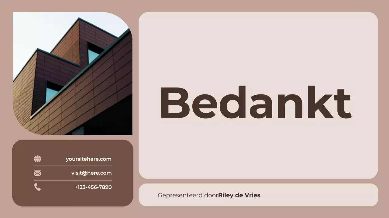 bruin modern kleurrapport