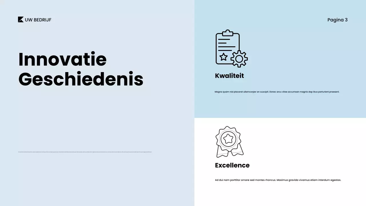 Grijs minimalistisch productcatalogusdocument