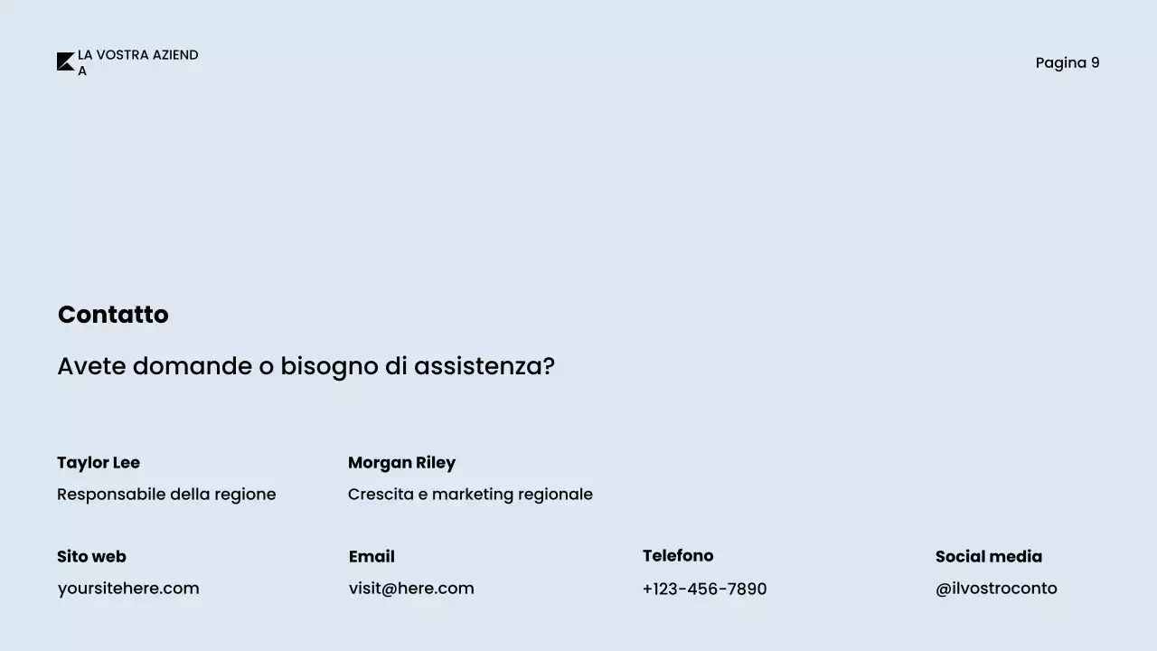 Documento catalogo prodotti grigio e minimalista