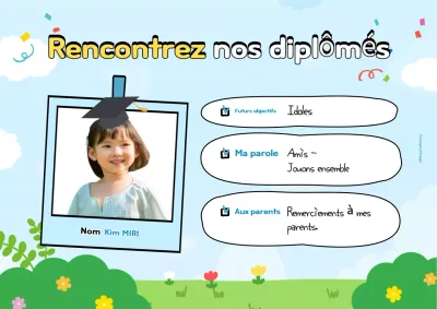 Rencontrez nos anciens élèves bleu clair