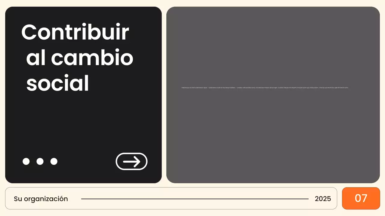 Presentación del Anuncio Civil Moderno de Orange