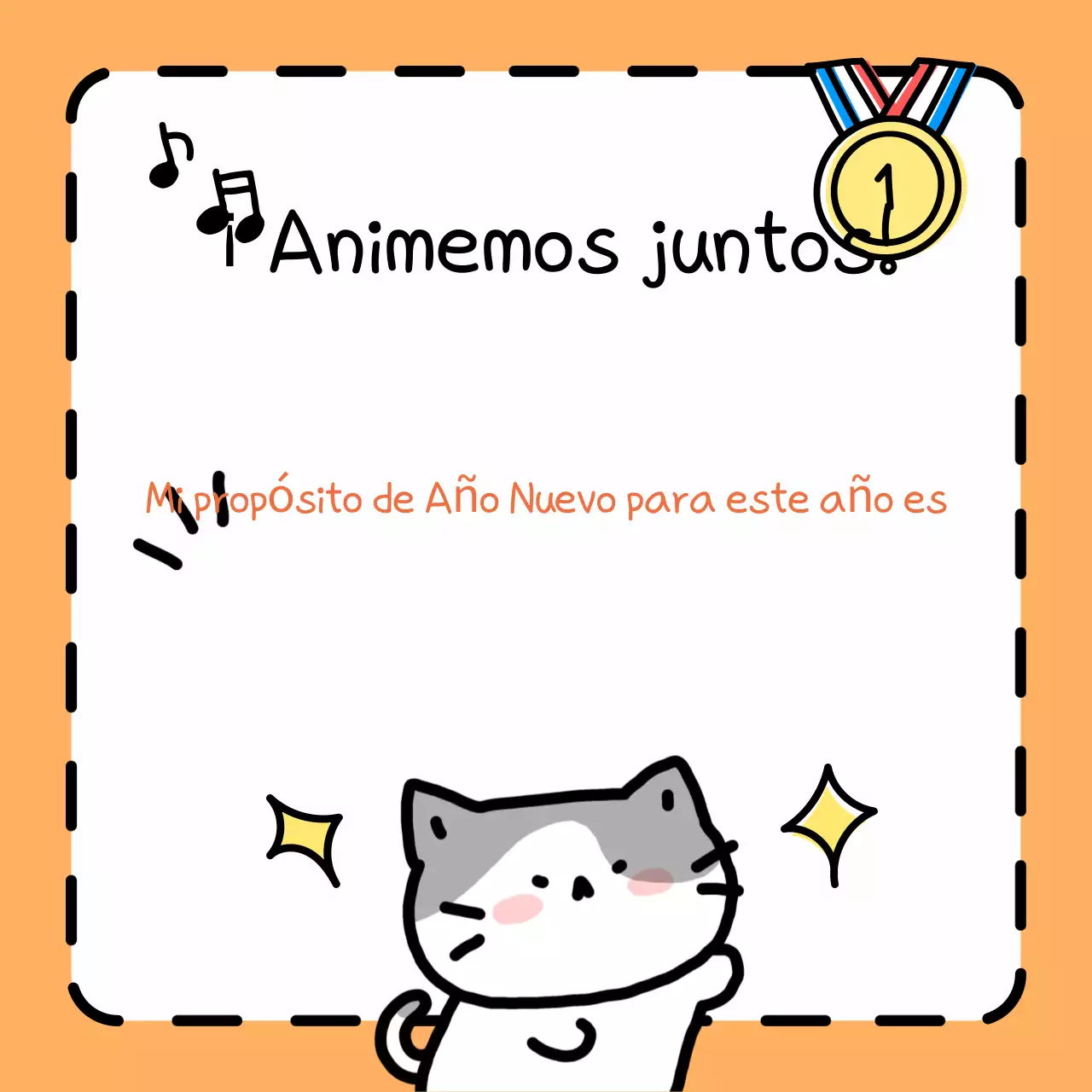 Alegría naranja para el nuevo año